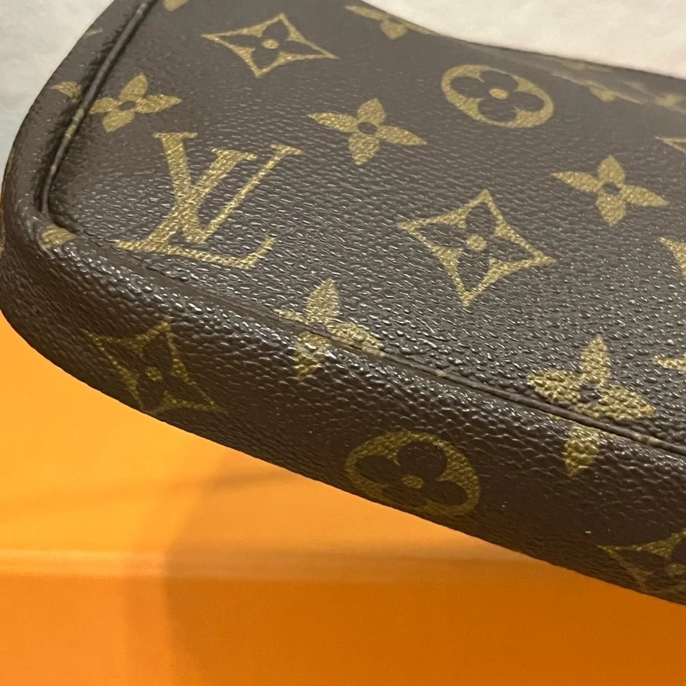 Louis Vuitton Brown Mini Monogram Bag with Gold Hardware - Picture 6 of 12